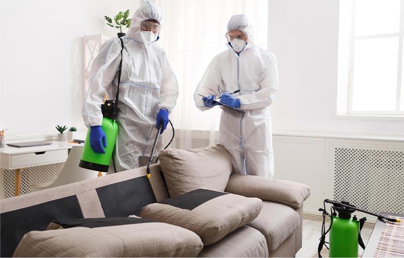 Severe flea infestation Melbourne pest control treatment
