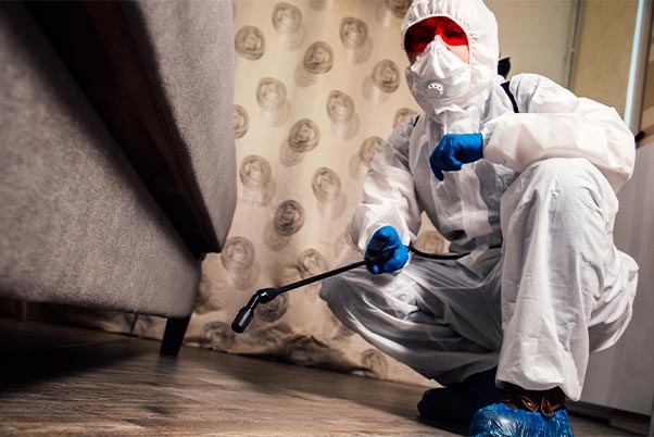 Spider pest control Melbourne removing webs and treating areas to stop spiders returning.